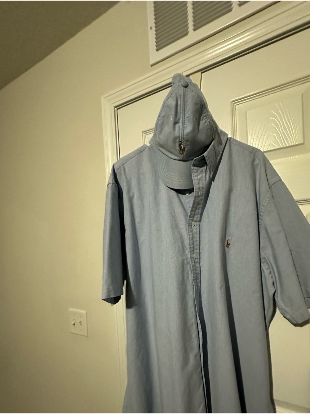 Polo by Ralph Lauren Light Blue Short-Sleeve Button-Down Shirt